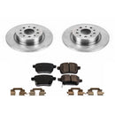 PowerStop OE Stock Replacement Low-Dust Ceramic Brake Pad and Rotor Kit
