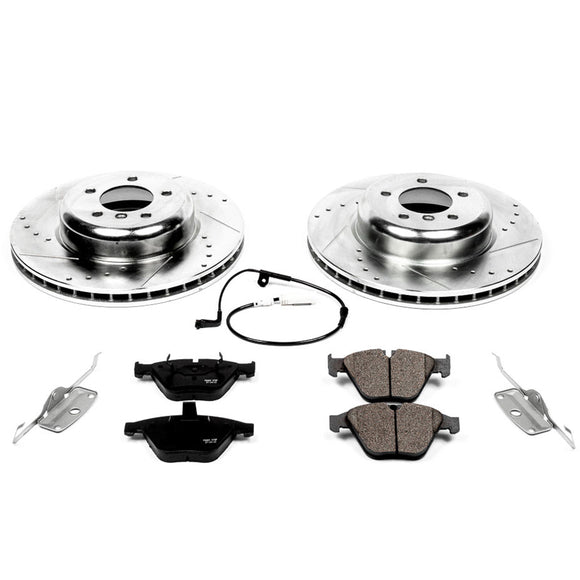 PowerStop Z23 Daily Driver Carbon-Fiber Ceramic Brake Pad and Drilled & Slotted