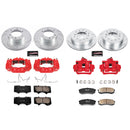 PowerStop Z23 Daily Driver Carbon-Fiber Ceramic Pads Drilled & Slotted Rotor & C