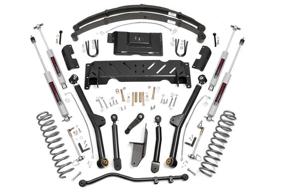 4.5 Inch Lift Kit - Long Arm - RR Leafs - Jeep Cherokee XJ (84-01)