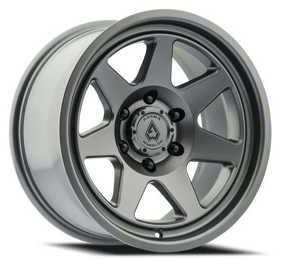 17x8.5 Arena Wheel Ridge Satin Gun Metal Wheel 5x127 ET0 CB71.5