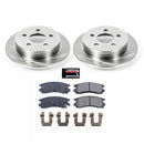 PowerStop OE Stock Replacement Low-Dust Ceramic Brake Pad and Rotor Kit