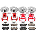 PowerStop Z23 Daily Driver Carbon-Fiber Ceramic Pads Drilled & Slotted Rotor & C