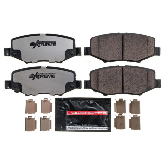 PowerStop Z36 Truck And Tow Carbon-Fiber Ceramic Brake Pads With Hardware