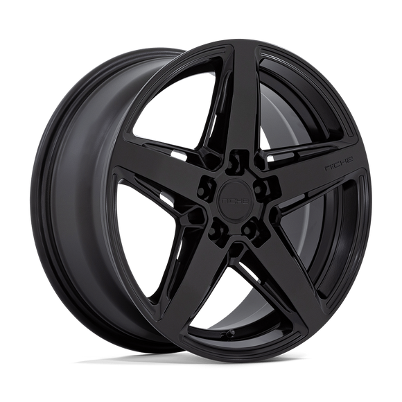 18X8 Niche 1PC M269 Teramo Matte Black 5X120 ET30 Wheel Rim