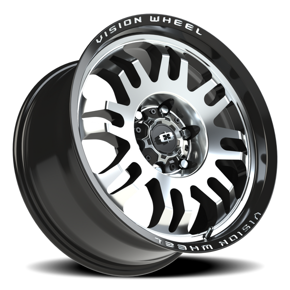 18x9 Vision 409 Inferno Black Wheel 6x135 ET12 CB87.1