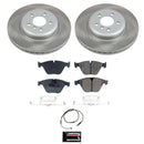 PowerStop Semi-Coated Rotor and Low-Dust Ceramic Brake Pad Kit