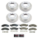 PowerStop Semi-Coated Rotor and Low-Dust Ceramic Brake Pad Kit
