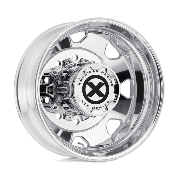 24.5X8.25 American Racing ATX AO401 OCTANE Polished 10X285.75 ET-168 wheel