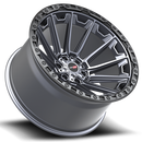 20x10 Vortek VRT-601 Spartan Matte Titanium 6x135 ET-12 CB106.1 Wheel
