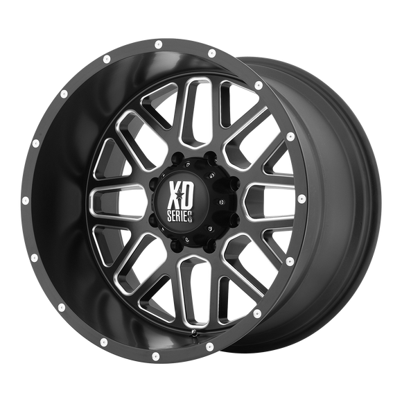20X10 KMC XD Grenade Black Wheel 8X165.1 8-165.1 20-10 XD82021080924N