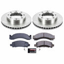 PowerStop OE Stock Replacement Low-Dust Ceramic Brake Pad and Rotor Kit