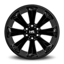 20x12 Hardrock Xplosive Xposed Gloss Black Milled 6x139.7 ET-44 wheel/rim-1