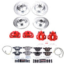PowerStop Z23 Daily Driver Carbon-Fiber Ceramic Pads Drilled & Slotted Rotor & C