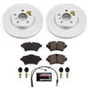 PowerStop Genuine Geomet Coated Rotor and Carbon-Fiber Ceramic Brake Pad Kit