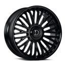 24x10 Dolce LUSSO Glossy Black Wheel 6x135 ET35 CB106.2