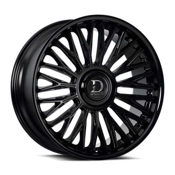24x10 Dolce LUSSO Glossy Black Wheel 6x135 ET35 CB106.2