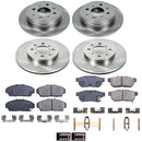 PowerStop OE Stock Replacement Low-Dust Ceramic Brake Pad and Rotor Kit