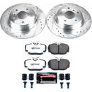 PowerStop Z36 Carbon-Fiber Ceramic Brake Pad with Drilled and Slotted Rotor Kit