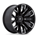 20x10 Fuel Off-Road D849 Rebar Black 6x139.7 ET-18 CB106.1 Wheel Rim