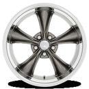 20.00x10.00 AME Boss Graphite With Diamond Cut Lip 5x114.3 2.00 5.58 72.56 Wheel