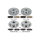 PowerStop OE Stock Replacement Low-Dust Ceramic Brake Pad and Rotor Kit