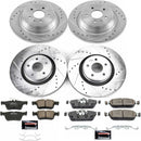 PowerStop Z23 Daily Driver Carbon-Fiber Ceramic Brake Pad and Drilled & Slotted