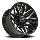 20X10 Vision 305 Rekluse Gloss Black Machined Face Wheel 8x180 ET-25 CB124.2