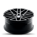 20x9 Sapphire Luxury Alloys SX02-02 Gloss Black Machined 5x120 ET35 CB73 Wheel