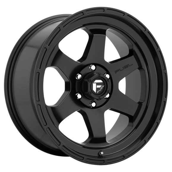 17X9 Fuel D664 Shok Matte Black 6X139.7 ET-12 wheel/rim