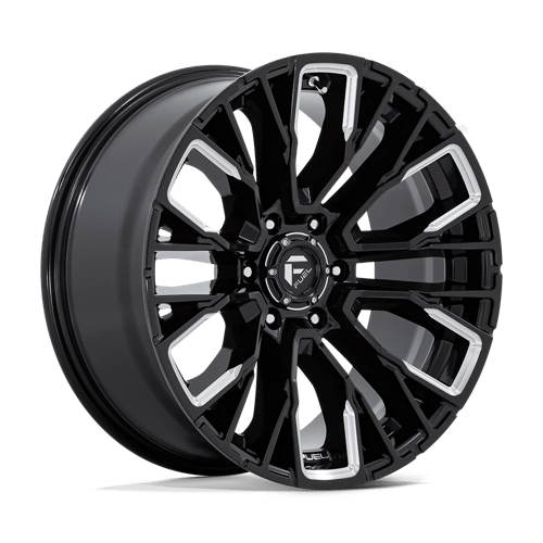 20x9 Fuel Off-Road D849 Rebar Black 6x135 ET1 CB87.1 Wheel Rim