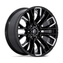 20x9 Fuel Off-Road D849 Rebar Black 6x135 ET1 CB87.1 Wheel Rim