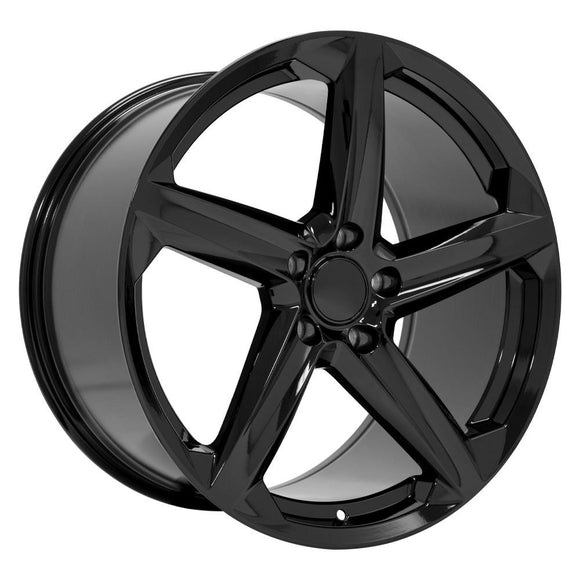 20" Replica CV02D fits Chevrolet C8 Corvette 20x11 Gloss Black