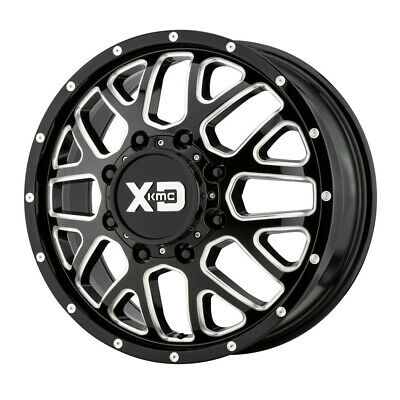 20X8.25 XD Series XD843 Grenade DUALLY G-BLK MILL 8X210 ET127 wheel/rim
