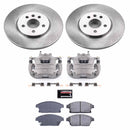 PowerStop OE Stock Replacement Low-Dust Ceramic Brake Pad, Rotor and Caliper Kit