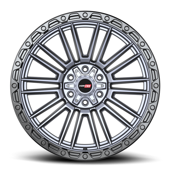 20x9.5 Vortek VRT-604 Zeus Matte Titanium 5x127 ET-18 CB78.1 Wheel