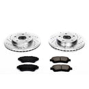 PowerStop Z23 Daily Driver Carbon-Fiber Ceramic Brake Pad and Drilled & Slotted