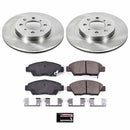 PowerStop OE Stock Replacement Low-Dust Ceramic Brake Pad and Rotor Kit