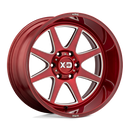 20X10 XD Series XD844 Pike BR-RED MILL 8X165.1 ET-18 wheel/rim