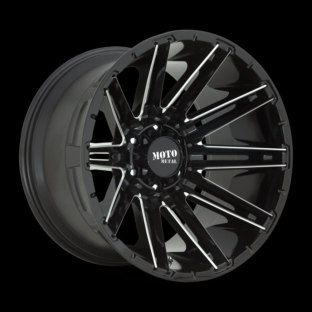 20X9 Moto Metal MO998 KRAKEN Gloss Black Milled 6X135 ET0 wheel/rim