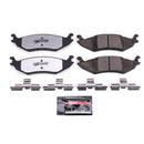 PowerStop Z36 Truck And Tow Carbon-Fiber Ceramic Brake Pads With Hardware