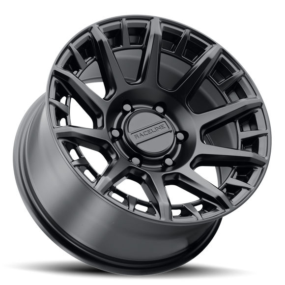 18x9 Raceline 964SB Vector Satin Black 8x180 ET18 CB130.81 Wheel