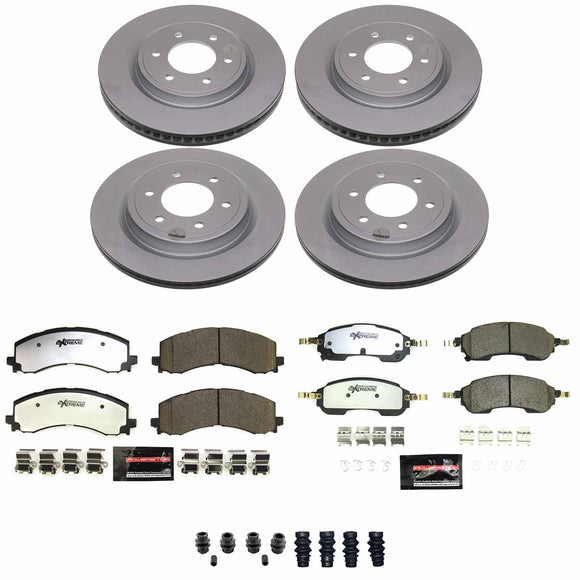 Z36 Truck & Tow Premium Carbon-Fiber Ceramic Brake Pad and Fully Coated Rotor Ki