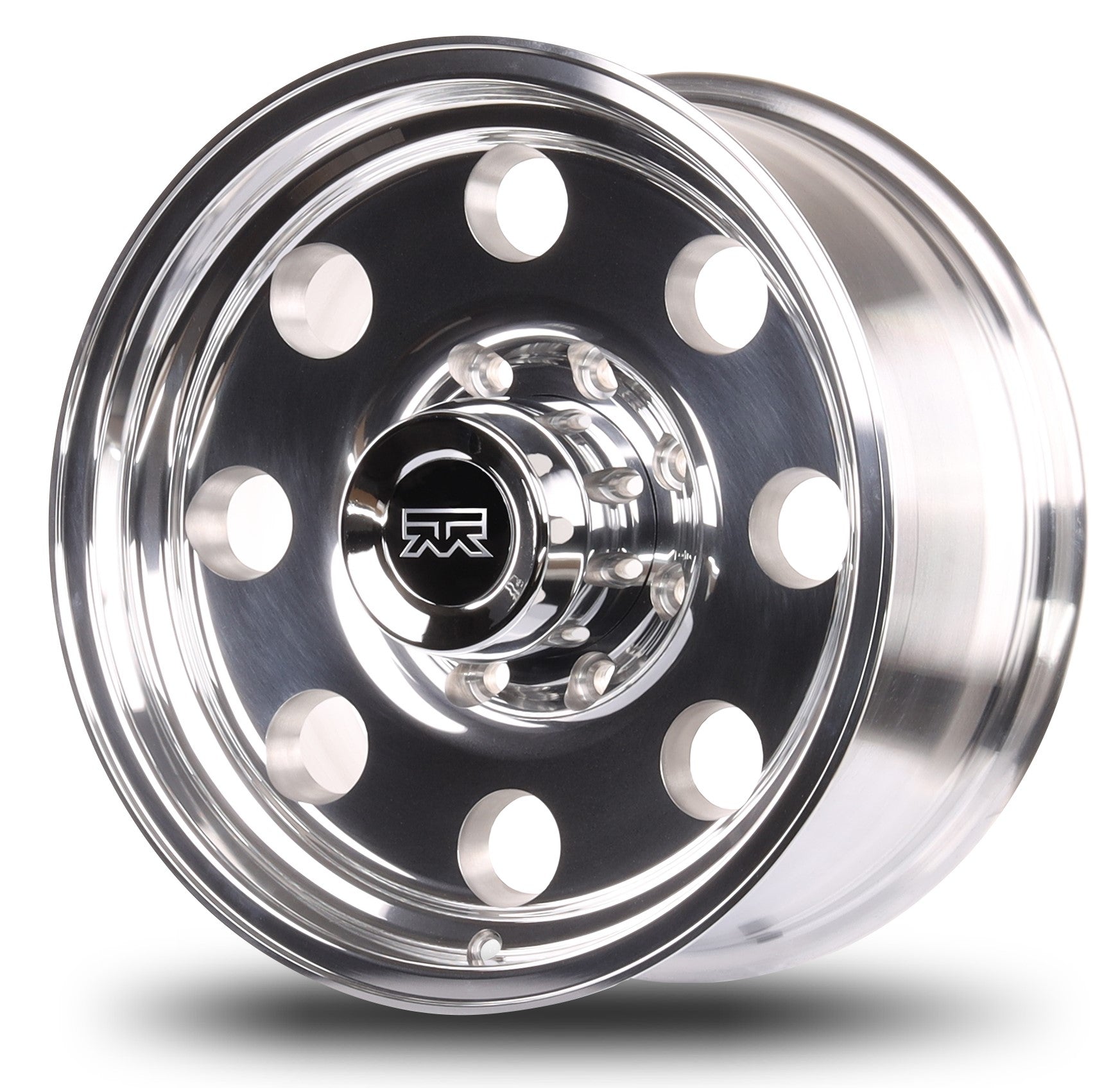 17x8 Mudder Trucker MT614 Deisel Polished 8x170 ET0 Wheel Rim