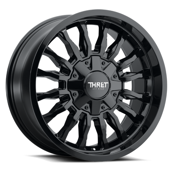 20x9 Thret Offroad Gamma-808 Gloss Black Wheel 8x165.1 ET0 CB125.2