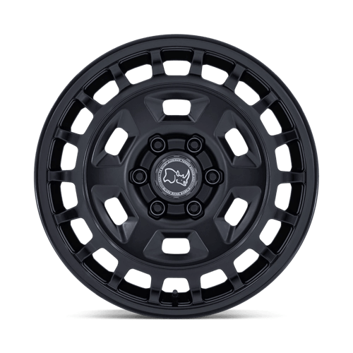 18x8 Black Rhino BR405 Rover Matte Black Gloss Black Lip 6x130 ET32 Wheel
