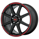 18X8 Motegi MR142 CS8 S-BLK RED 5X114.3/5X120 ET45 wheel/rim-4