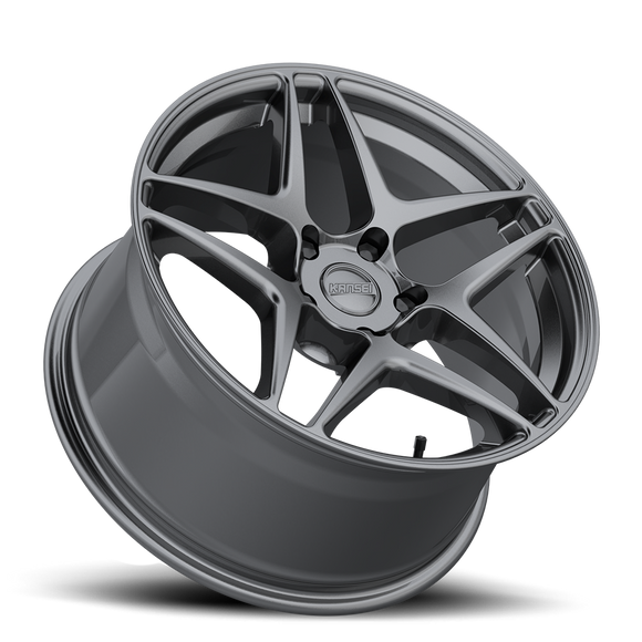 18x9.5 Kansei K15G Astro Gunmetal 5x114.3 ET35 CB73.1 Wheel