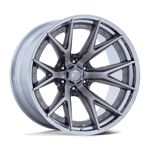 24x12 Fuel Off-Road FC402 Catalyst Platinum With Chrome Lip 6x135 ET-44 Wheel