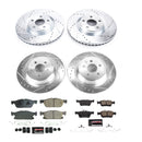 PowerStop Z23 Daily Driver Carbon-Fiber Ceramic Brake Pad and Drilled & Slotted